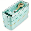 GobekUsa 3-Layer Kids Bento Box Lunchbox, Microwave Safe Food Container, 900ML