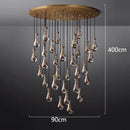 GobekUsa LED Pendant Light Chandeliers for Living Room Staircase Indoor Lighting