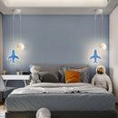 GobekUsa Kids Star Cloud Moon Pendant Lamp with Remote Control Dimming