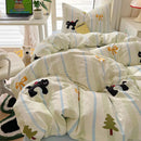 GobekUsa Cartoon Style Cotton Printed Bedding Sets in Single/Double Size