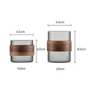 GobekUsa Japanese Glass Tea Cup Heat-resistant Master Mug Home Coffee Mug