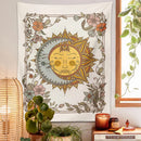 GobekUsa Celestial Sun Moon Tapestry Wall Hanging for Home Decor and Boho Aesthetic