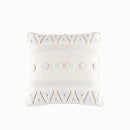 GobekUsa Cotton Tassels White Cushion Covers 45x45/30x50cm - Square Geometry Pillowcase
