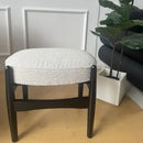 GobekUsa Ash Wood Makeup Bench Dressing Chair for Small Spaces