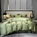 GobekUsa Egyptian Cotton Bedding Set - Solid Color Sheet Pillowcase Duvet Cover