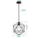 GobekUsa Industrial Black Mini Pendant Light for Dining Room, Bar, and Clothing Store