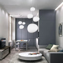 GobekUsa Gregg Glass Pendant Lights for Living Room, Bedside, Modern Round Ceiling Lamps