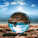 GobekUsa Glass Crystal Ball 4cm Mirrored Photography Prop Fengshui Home Decor