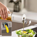 GobekUsa Automatic Glass Oil Pot Seasoning Bottle - Kitchen Cooking Vinegar Dispenser