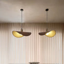 GobekUsa Hat Pendant Light: Retro Minimalist E27 LED Hanging Lamp for Dining Room