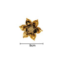GobekUsa Elegant Porcelain Peony Flower Wall Ornaments
