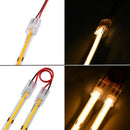 GobekUsa 2-Pin COB LED Strip Connectors for 2835 5050 SMD Tape Light, 90° Angle Fixed Clip