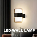 GobekUsa Courtyard LED Wall Light: Outdoor Porch Garden Bedroom Decorative Lighting Fixtures