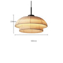 GobekUsa Japanese Wabi Sabi Fabric Pendant Light: Traditional and Creative Lighting for Dining Room