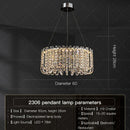 GobekUsa Crystal Chandelier for Elegant European Living Spaces
