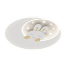 GobekUsa Cartoon Elephant Rabbit Ceiling Light for Kid's Room