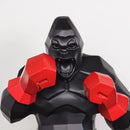 GobekUsa King Kong Gorilla Sculpture: Nordic Boxer Character Figurine for Desk Decor Craft Gift