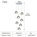 GobekUsa Crystal LED Chandelier for Luxe Living Spaces