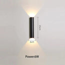 GobekUsa LED Wall Lamp for TV Background Up and Down Light in Bedrooms