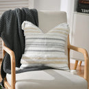 GobekUsa Boho Geometric Tufted Tassel Cushion Cover 30x50/45x45cm