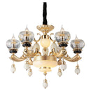 GobekUsa Crystal Chandelier: European Elegance for Living, Dining & Bedroom