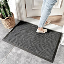 GobekUsa Large Rubber Indoor Outdoor Doormat | Durable Shoe Scraper Mat