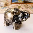 GobekUsa Elephant Shaped Windproof Ashtray with Lid for Home and Office