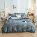 GobekUsa Cartoon Print Bedding Set - Queen/King Size Duvet Cover, Sheets, Pillowcases