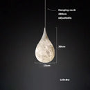 GobekUsa Alabaster Pendant Lights LED Designer Hanging Lamps For Living Room