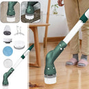 GobekUsa Electric Spin Cleaner + 6 Brush Heads - Turbo Scrub for Kitchen, Bathroom & Floors