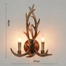 GobekUsa Antler Chandelier Ceiling Lamp Mid Century Modern Lighting