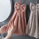 GobekUsa Coral Velvet Soft Hand Towels Super Absorbent for Kitchen Bathroom Home Hair