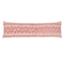 GobekUsa Boho Pink Geometric Tufted Tassel Pillow Covers 30x100cm - Decorative Double Pillows