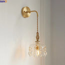 GobekUsa Crystal Glass LED Wall Sconce - Luxury French Stair Light for Home Decor