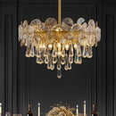 GobekUsa Lotus Crystal Chandelier: Modern Luxury Lighting for Home, Restaurant, Hotel