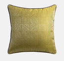 GobekUsa Baroque Floral Geometry Jacquard Cushion Covers - European Classical Decor, 45x45cm