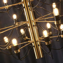 GobekUsa LED Candle Chandelier: Elegant Italian Design Pendant Light for Home Decor