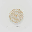 GobekUsa Gold Coral Carp Lotus Leaf Fish Wall Decor Ornaments