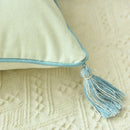 GobekUsa Boho Blue Diamond Moroccan Cushion Cover 45x45cm Home Decor