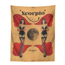 GobekUsa Constellation Tarot Tapestry: Retro Modern Woman Wall Hanging & Room Decor