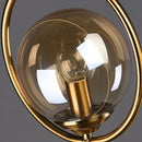 GobekUsa LED Glass Ball Brass Ring Table Lamp for Stylish Living and Bedroom Lighting