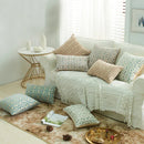 GobekUsa Geometric Chenille Throw Pillowcase: Hidden Zipper Cushion Cover for Home Decor