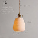 GobekUsa Japanese Ceramic Pendant Light Scandinavian Style Luxury Lamp