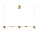 GobekUsa Dimmable LED Ceiling Chandelier for Living Room & Kitchen - Modern Hanging Light Fixture