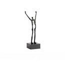 GobekUsa Human Figure Sculpture Acrobatics Art Decor Abstract Figurine Metal Handicrafts