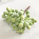 GobekUsa Green Plant Flower Cherry Stamen Berries Bundle for DIY Decor and Gifts