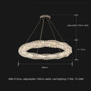 GobekUsa Dimmable Crystal Chandelier Pendant Light for Modern Luxury Living Room.