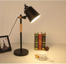 GobekUsa Adjustable Desk Lamp for Children's Bedroom Study, Nordic Style Black White décor