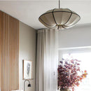 GobekUsa Danish Pendant Light Minimalist Lantern Ufo Lampshade Rustic Fabric Lamp
