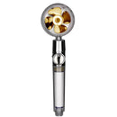 GobekUsa 3-Function High Pressure Water Saving Spa Shower Head with Switch Button